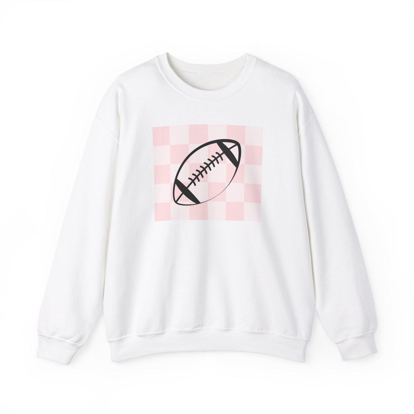 Ladies Check Yourself Football Crewneck Sweatshirt