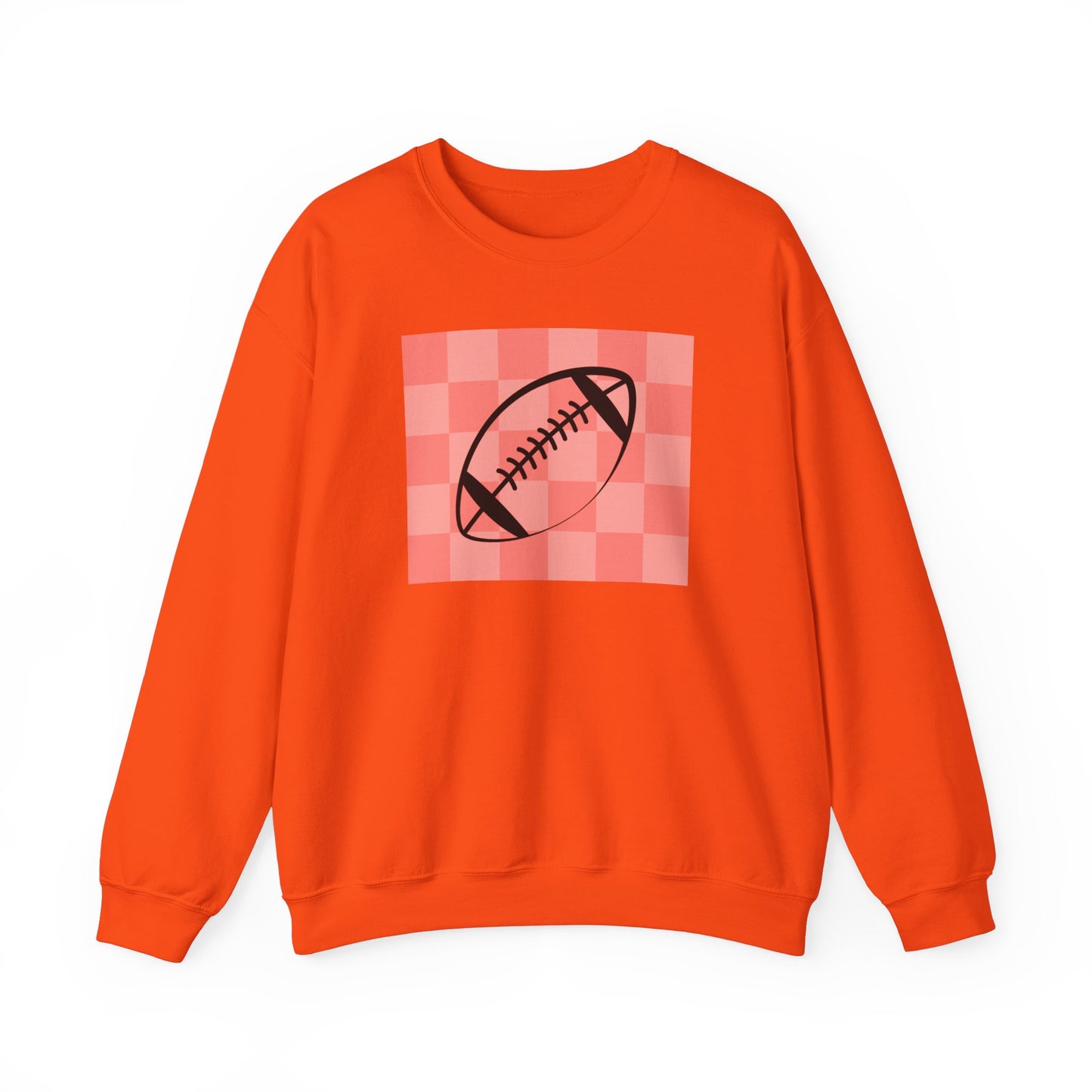 Ladies Check Yourself Football Crewneck Sweatshirt