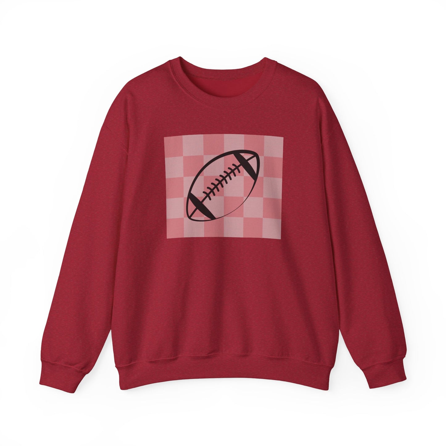 Ladies Check Yourself Football Crewneck Sweatshirt