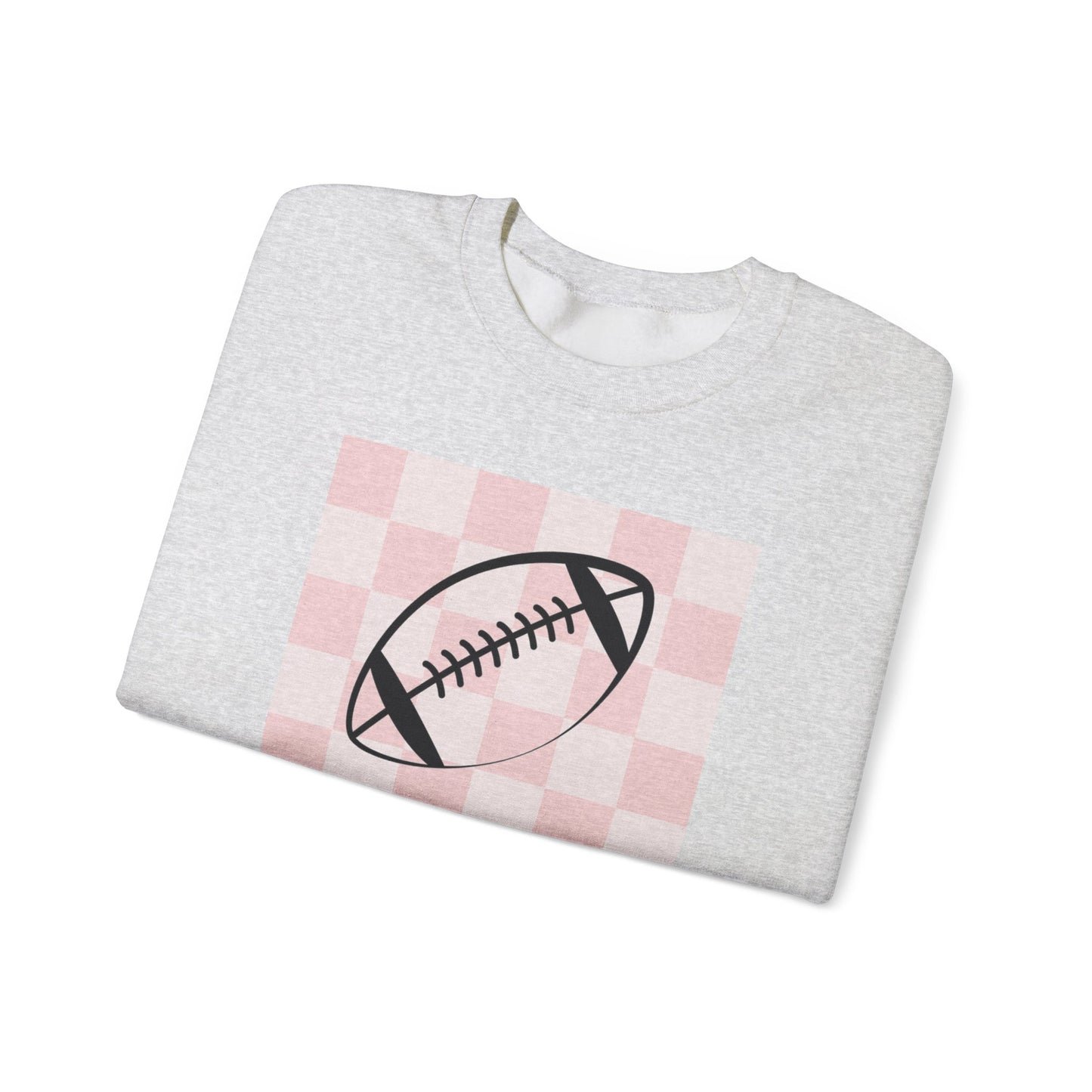 Ladies Check Yourself Football Crewneck Sweatshirt