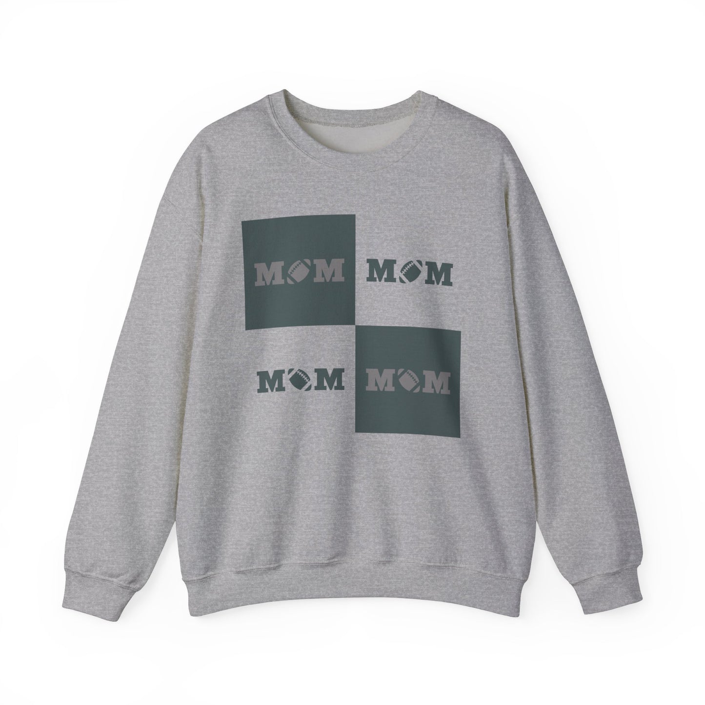 Football Mom Heavy Blend Crewneck Sweatshirt