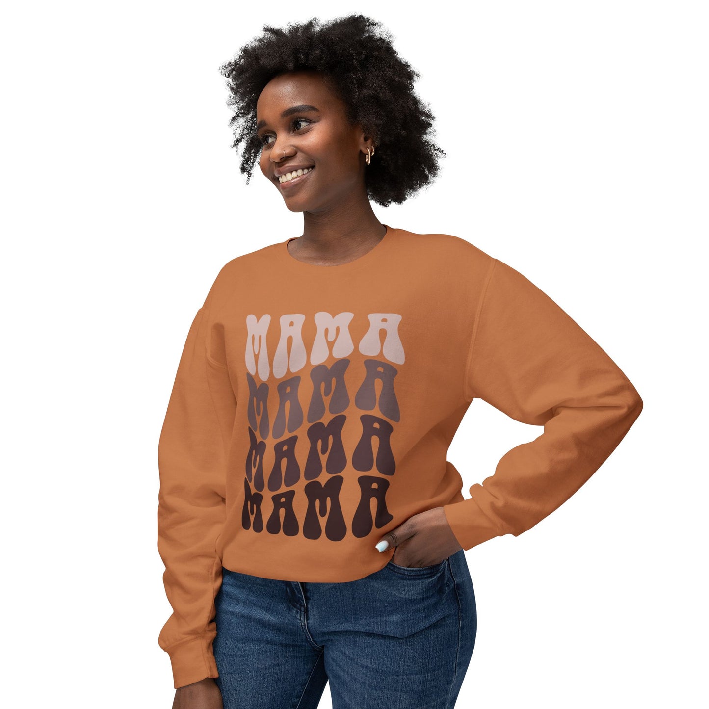 Mocha Mama Lightweight Crewneck Sweatshirt