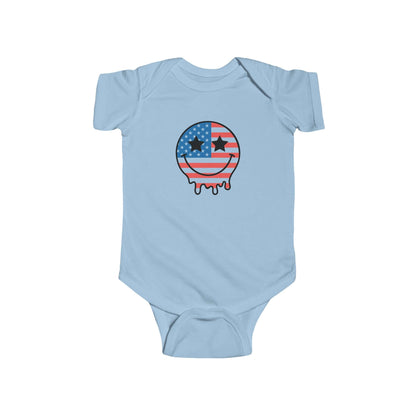 American Flag Baby Bodysuit Family Matching Fourth of July | Patriotic