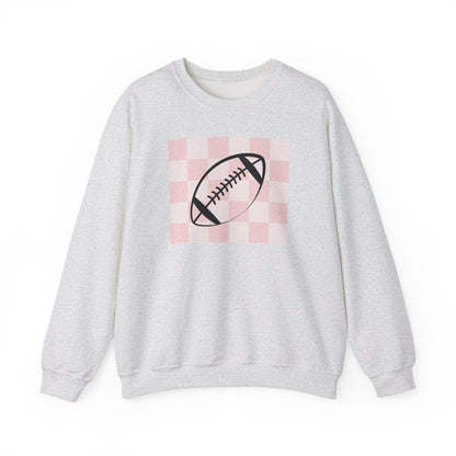 Ladies Check Yourself Football Crewneck Sweatshirt