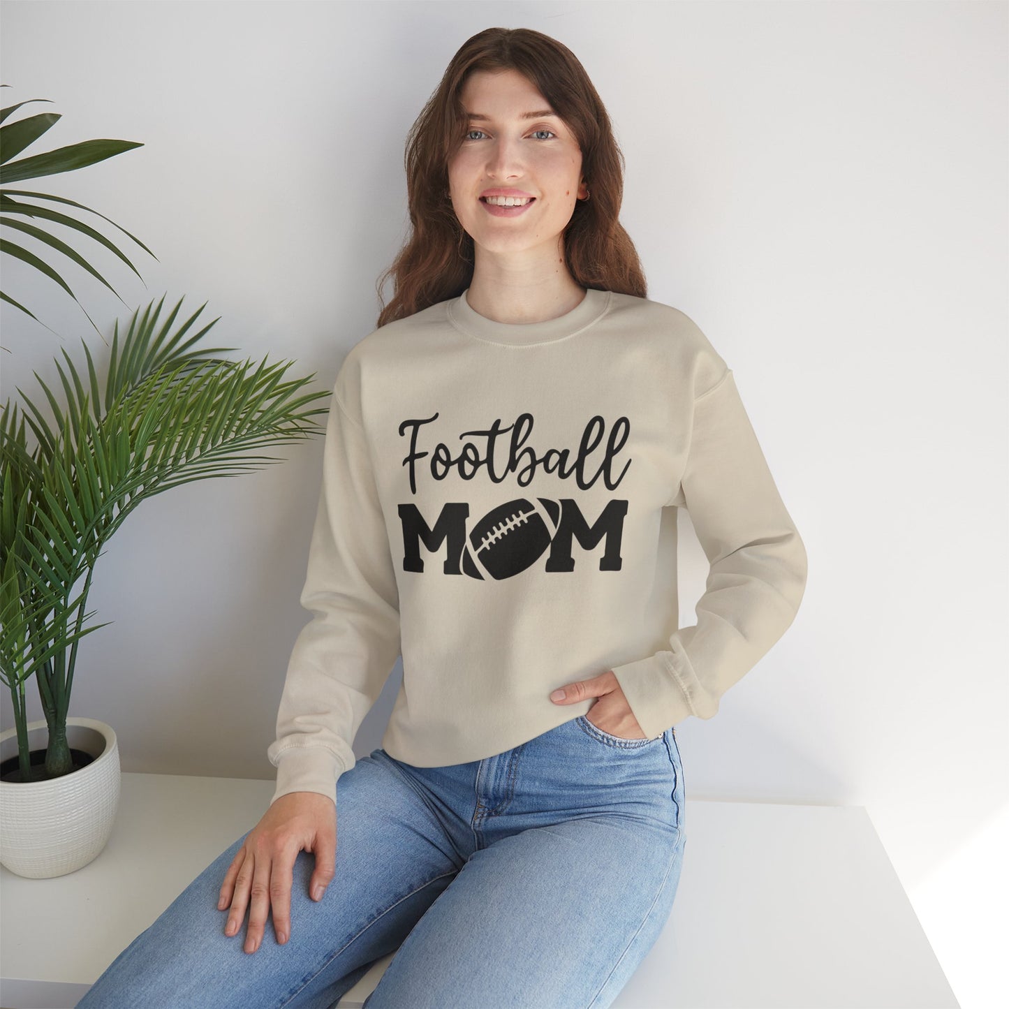 No Frills Football Mom Sweatshirt