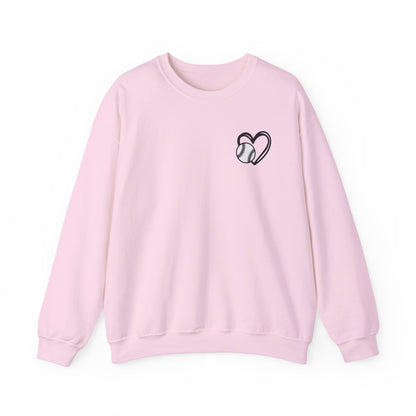 Baseball Era Crewneck Sweatshirt for Women • Mom Game Day Tee