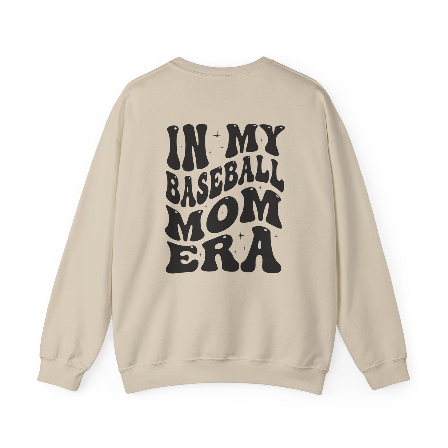 Baseball Era Crewneck Sweatshirt for Women • Mom Game Day Tee