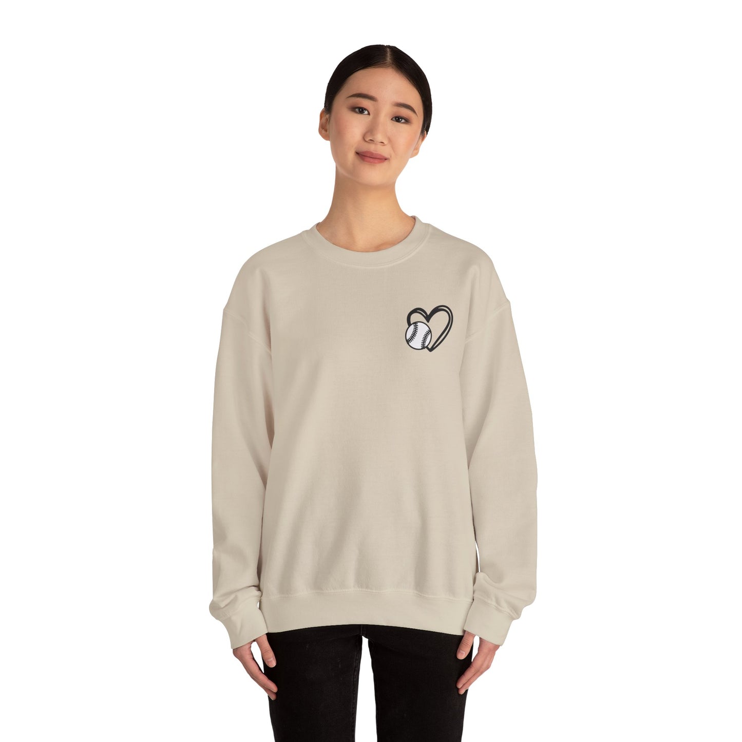 Baseball Era Crewneck Sweatshirt for Women • Mom Game Day Tee