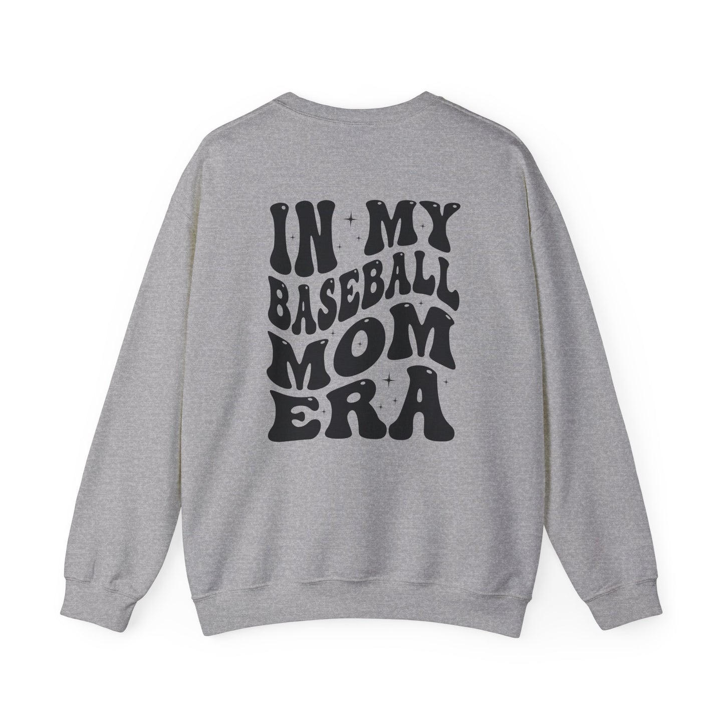 Baseball Era Crewneck Sweatshirt for Women • Mom Game Day Tee