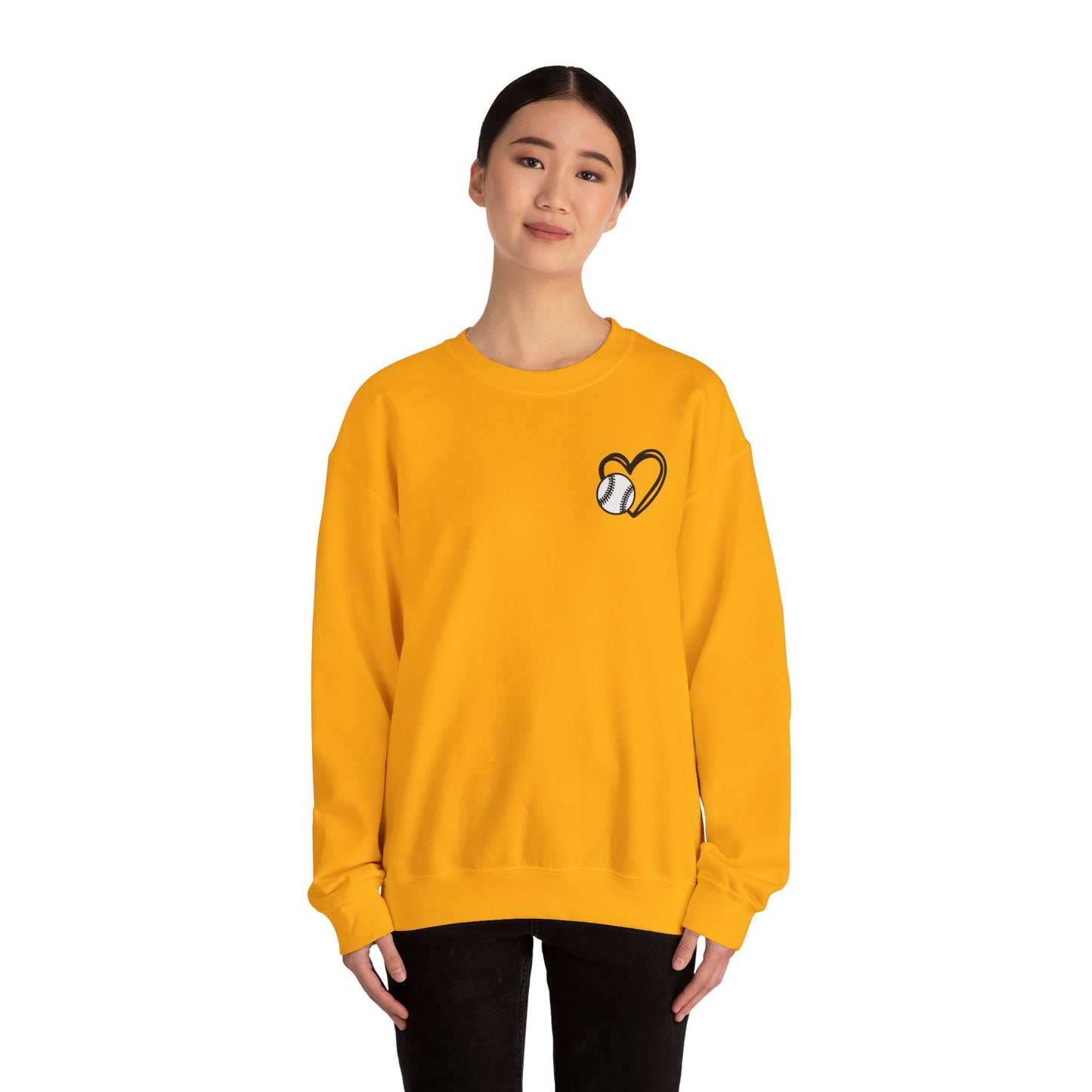 Baseball Era Crewneck Sweatshirt for Women • Mom Game Day Tee