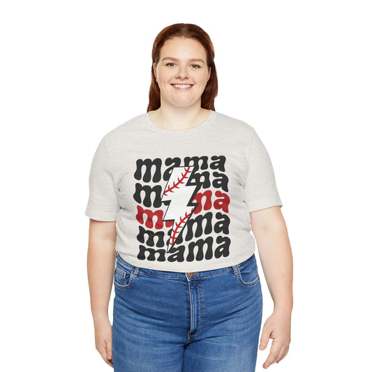 Baseball Mama Game Day Shirt | Mom Bella Canvas Tee