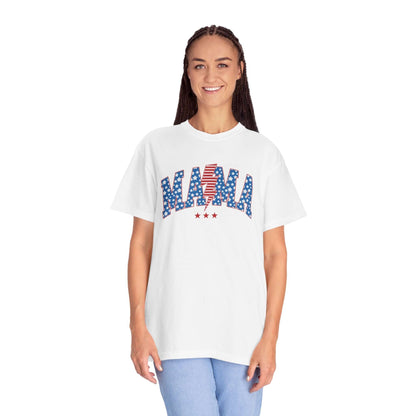 Patriotic Mama Tee Shirt | Summer Fourth of July Shirt Family Matching