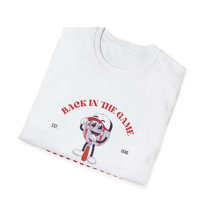 Retro Style “Back in the Game” Softstyle Tee Shirt