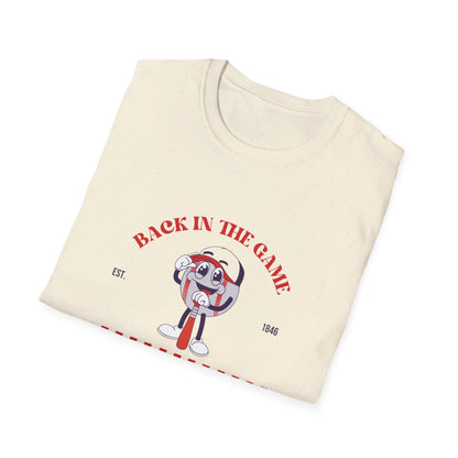 Retro Style “Back in the Game” Softstyle Tee Shirt